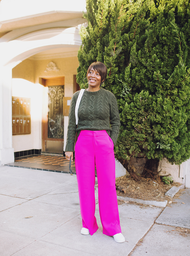 Hot Pink Wide Leg Pants Outfits (24 ideas & outfits)
